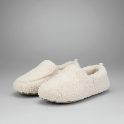 Cushioned Polar Fleece Indoor Loafer Slippers