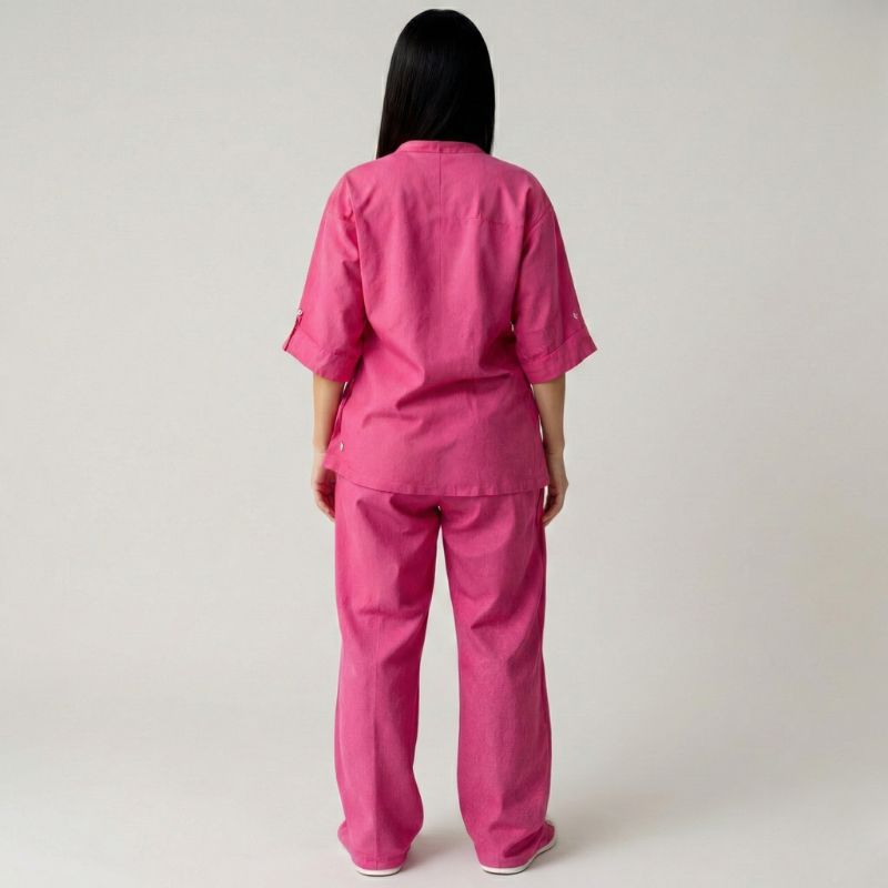 Minimal Button Up Co Ord Set For Women