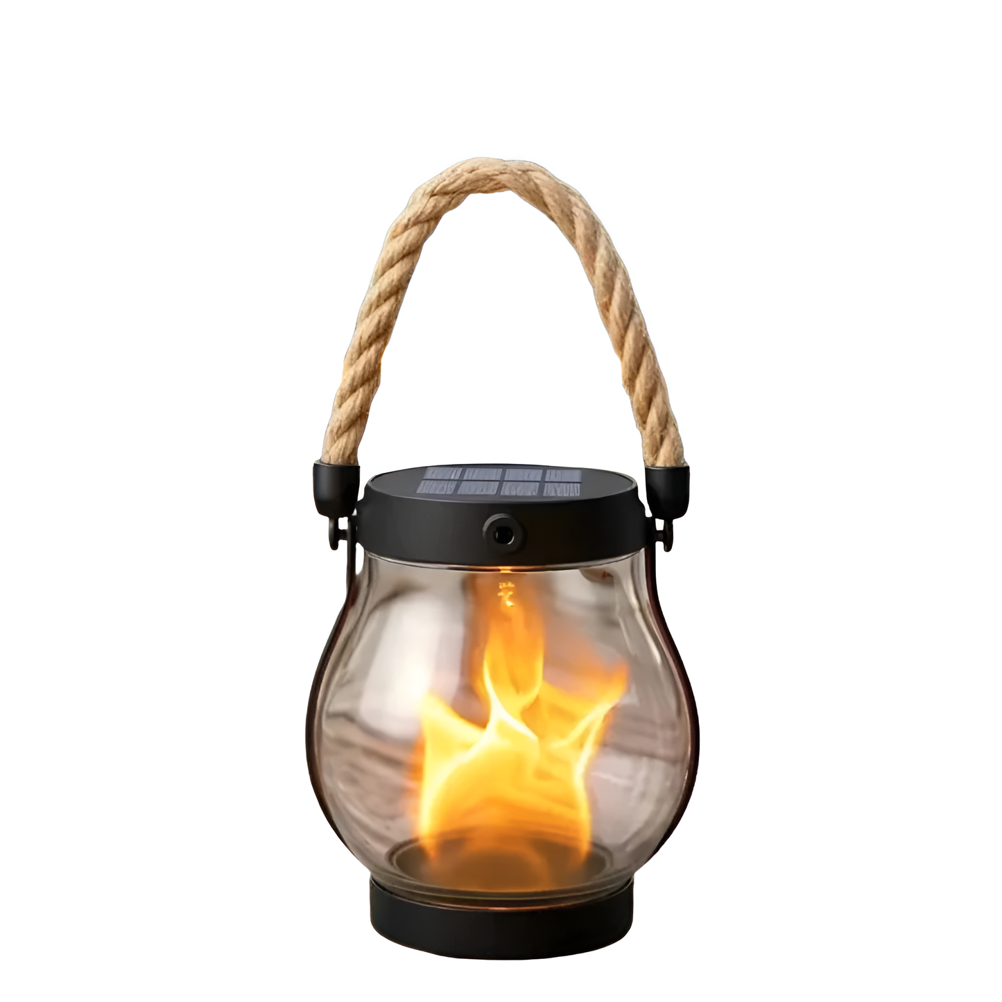Solar Lantern With Warm Flame Light Effect | SLIMG:7296383327778392895