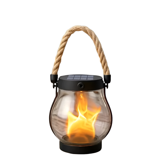 Solar Lantern With Warm Flame Light Effect | SLIMG:7296383327778392895
