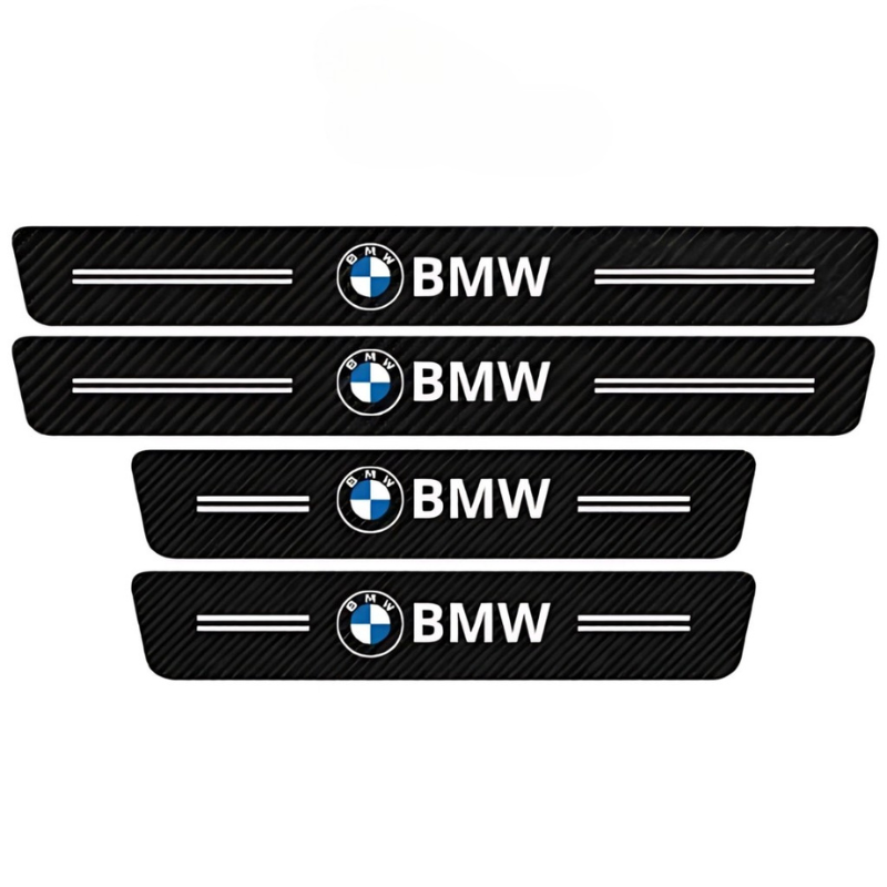 4 Pack Door Sill Protector With Carbon Film Anti Scratch-Car Door Sills | SLIMG:7057174998935414171