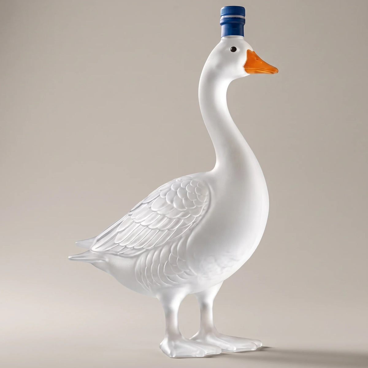 Goose Whiskey Decanter on a dark studio background