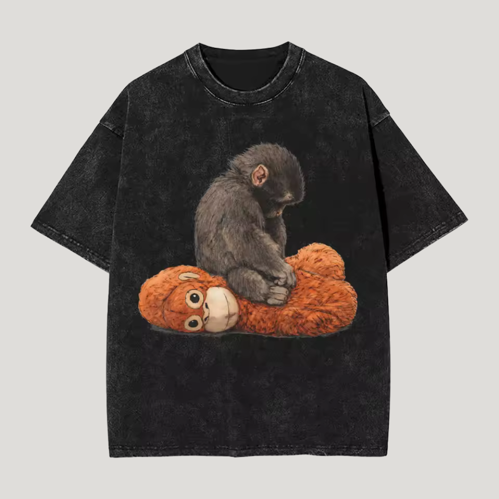 Punch Monkey And Ora Mama T Shirt