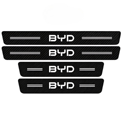 4 Pack Door Sill Protector With Carbon Film Anti Scratch-Car Door Sills | SLIMG:7057174998935414172