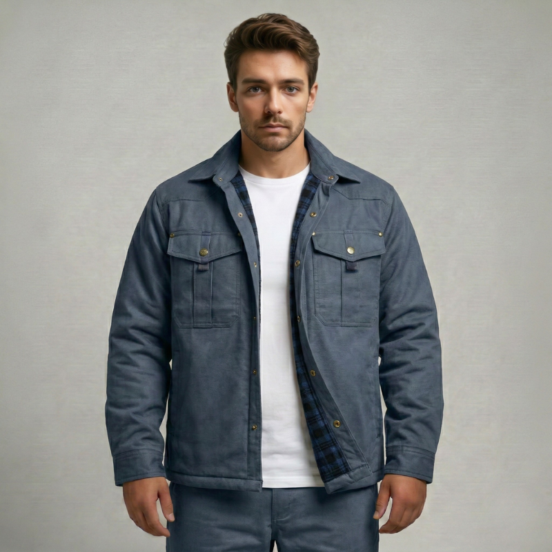 Flannel Plaid Lined Shacket