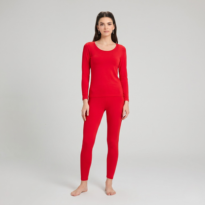 Mulberry Silk Long Johns Thermal Underwear Sets For Women