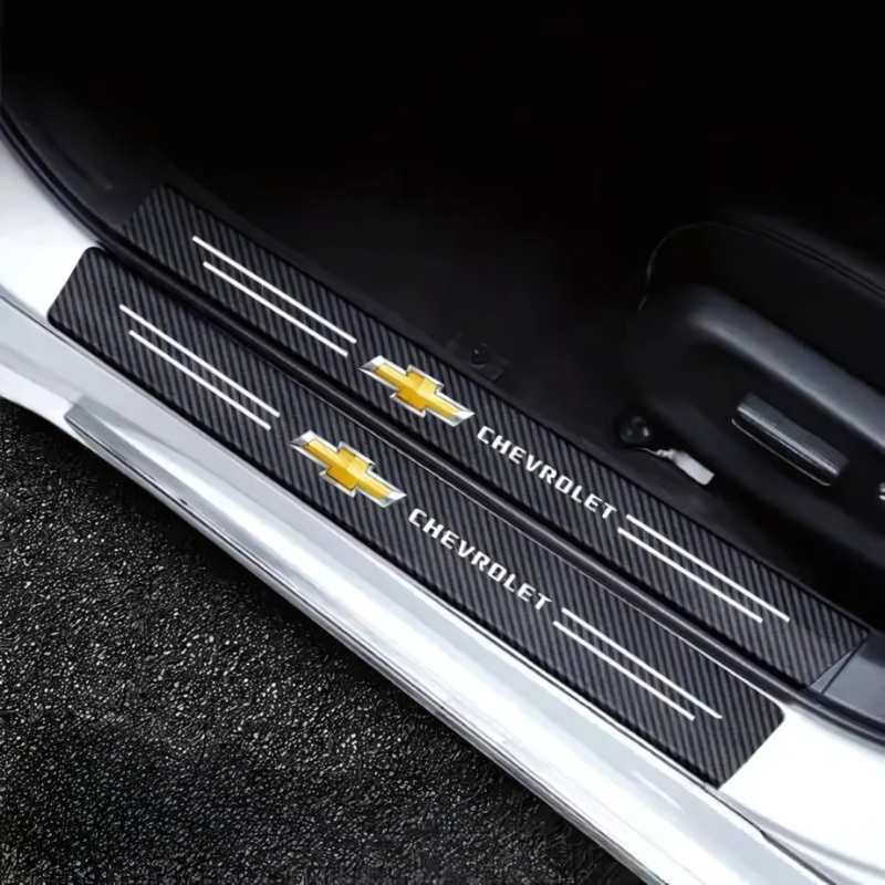 4 Pack Door Sill Protector With Carbon Film Anti Scratch-Car Door Sills | SLIMG:7057174998935414155