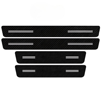 4 Pack Door Sill Protector With Carbon Film Anti Scratch-Car Door Sills | SLIMG:7057174998935414175