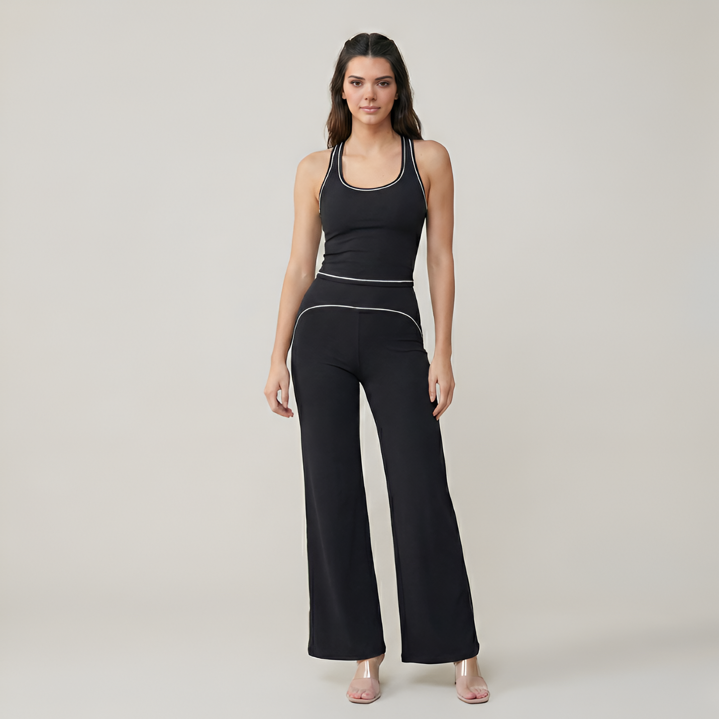 Two Piece Sporty Tracksuit Set For Women