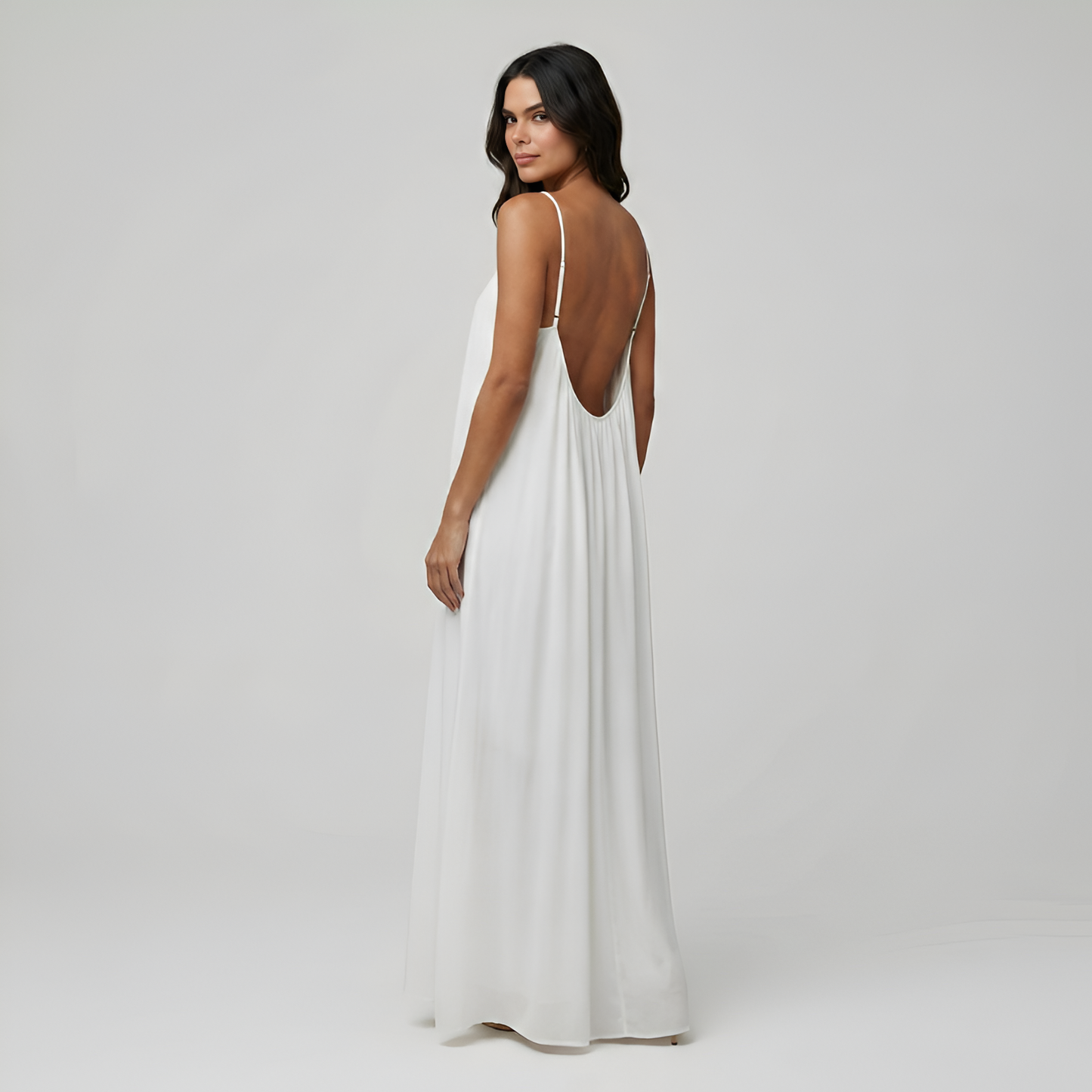 Adjustable Strap Cami Maxi Dress For Women