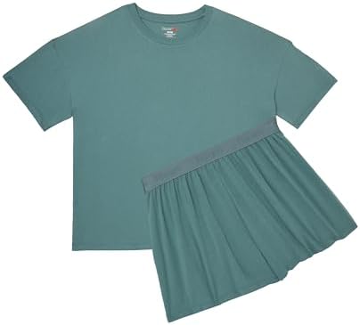 Hanes Women's Originals Supersoft Boxy T-Shirt & Sleep Shorts Set