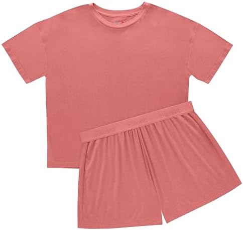 Hanes Women's Originals Supersoft Boxy T-Shirt & Sleep Shorts Set