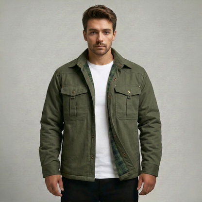 Flannel Plaid Lined Shacket