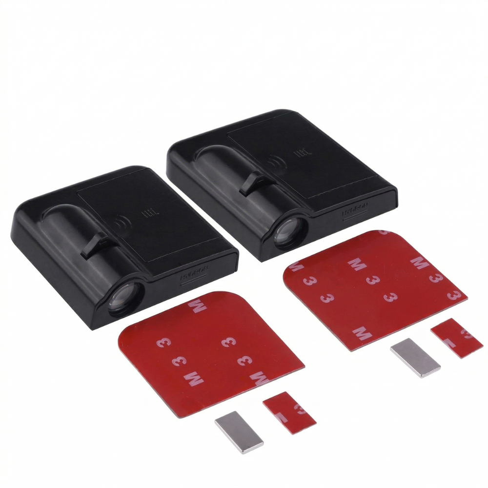 Set Of 2 Chevy Door Light Logo