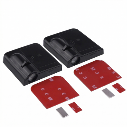 Set Of 2 Chevy Door Light Logo