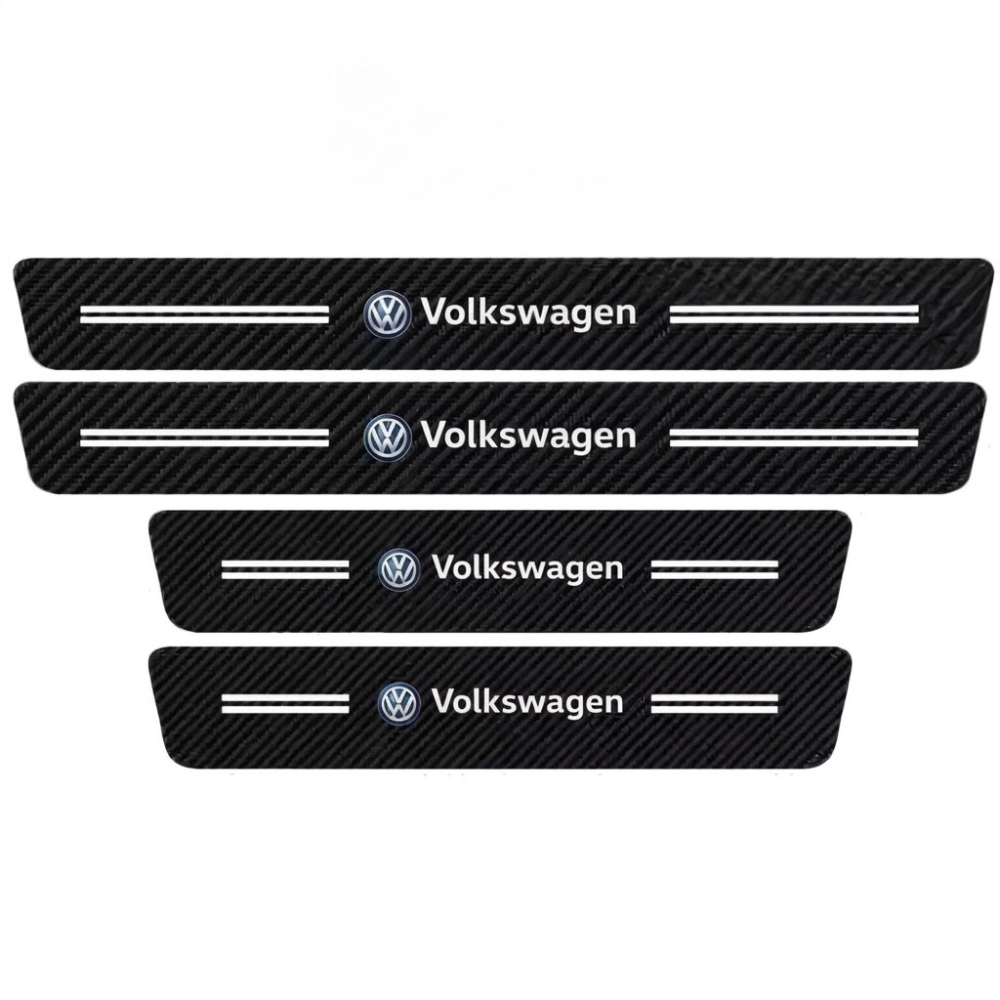 4 Pack Door Sill Protector With Carbon Film Anti Scratch