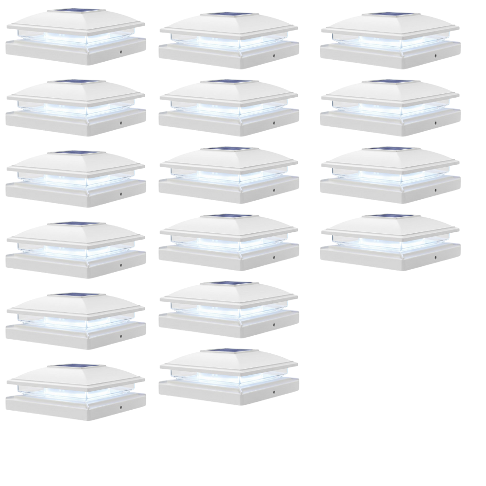 Dual Mode Waterproof Solar Post Cap Lights for Outdoor Fence | SLIMG:7259917761358337866