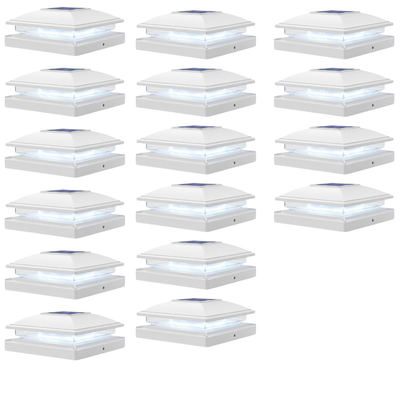 Dual Mode Waterproof Solar Post Cap Lights for Outdoor Fence | SLIMG:7259917761358337866