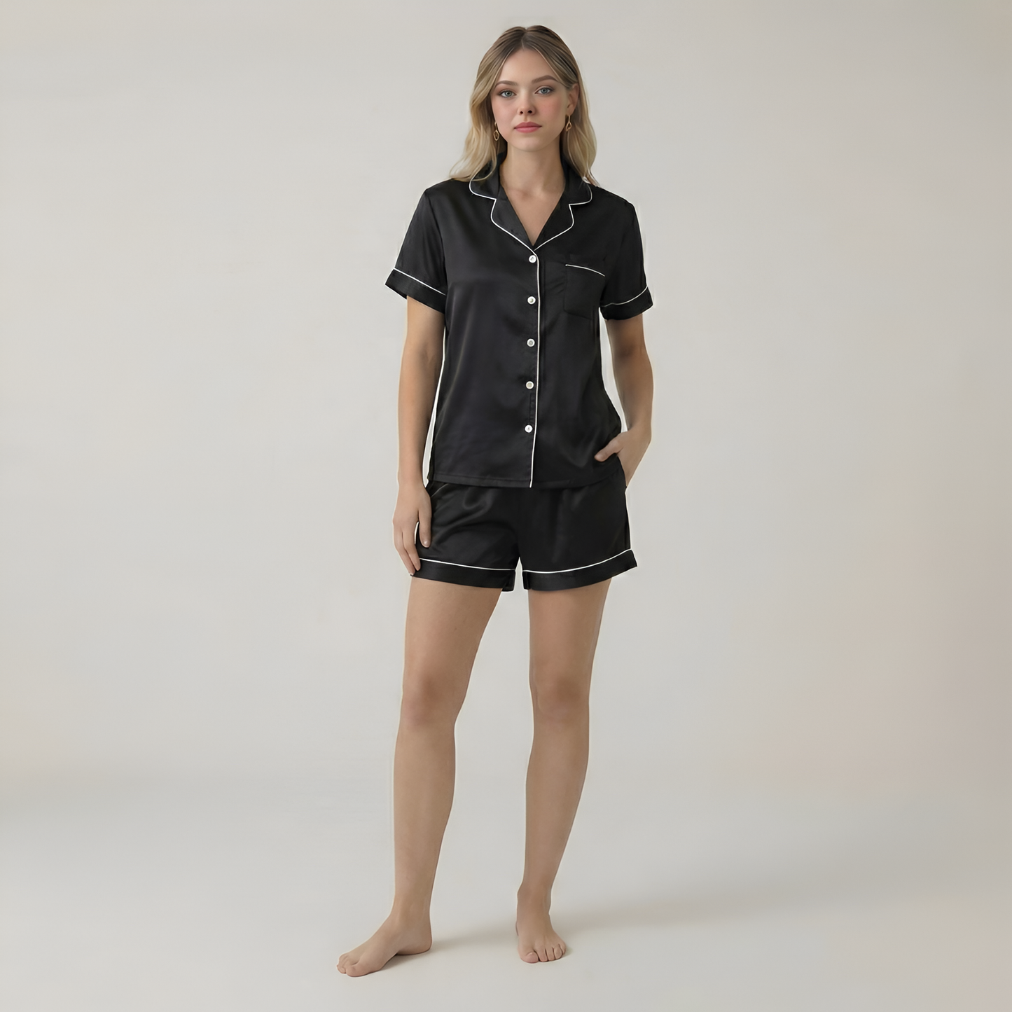 Short Sleeve Everyday Lounge Pajama Set