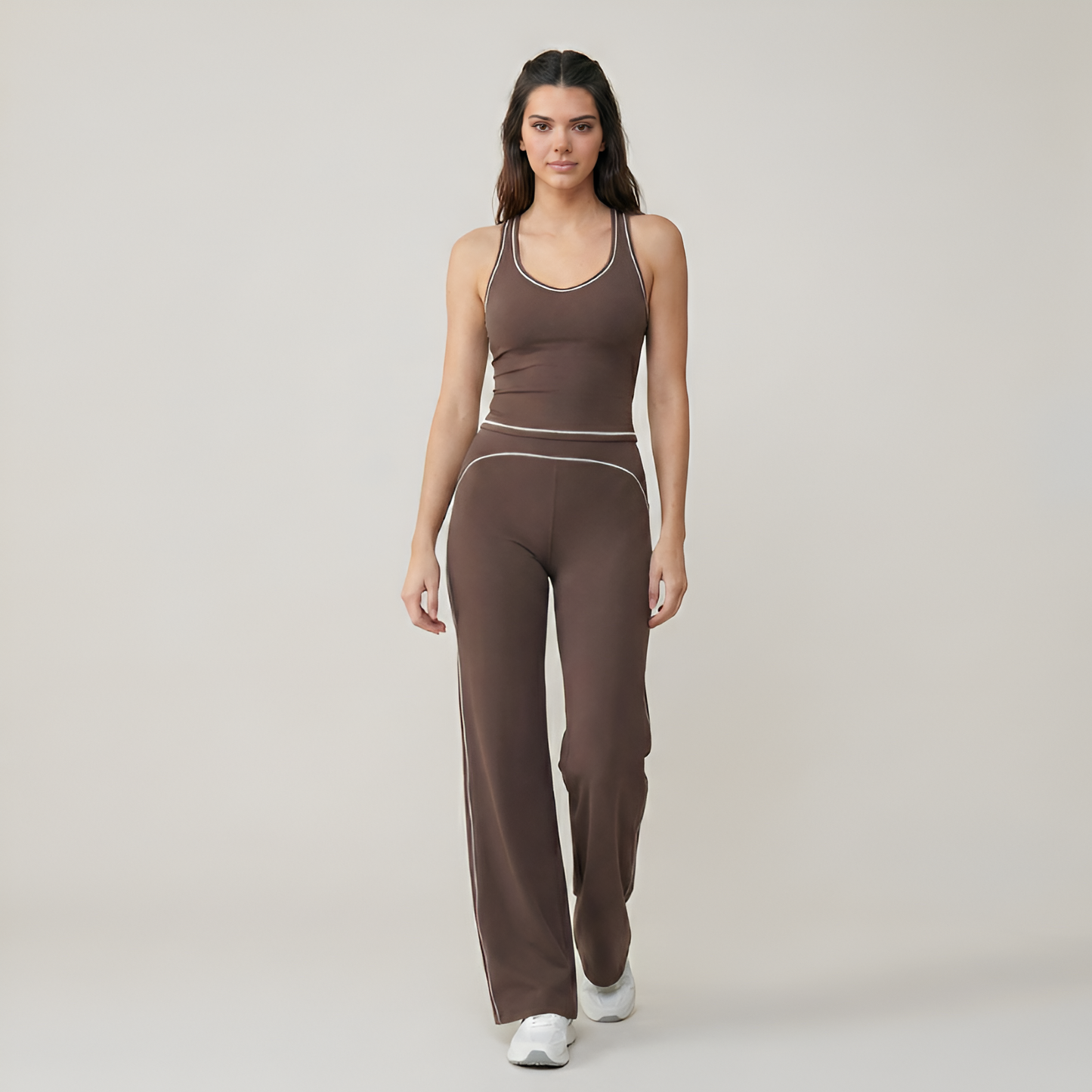Two Piece Sporty Tracksuit Set For Women