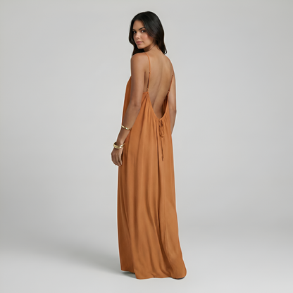 Adjustable Strap Cami Maxi Dress For Women