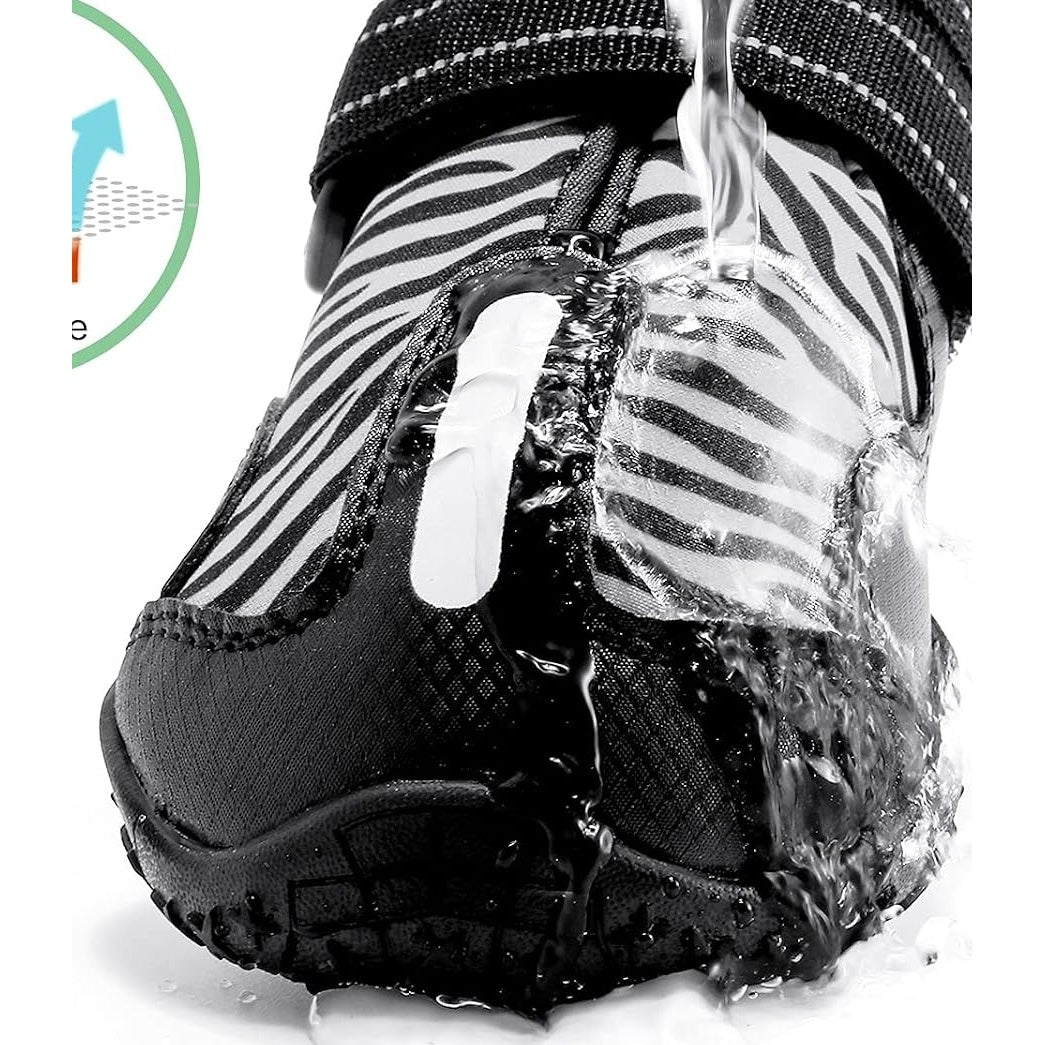 4 Pieces Of Winter Snow Hiking Dog Boots