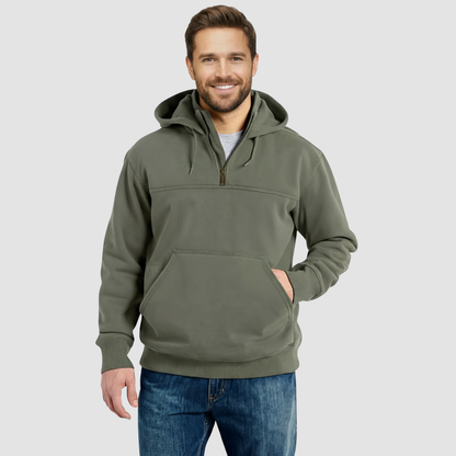 Rain Defender Loose Fit Quarter Zip Sweatshirt