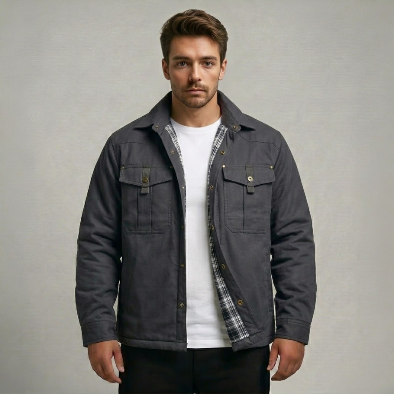Flannel Plaid Lined Shacket