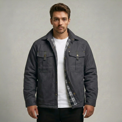 Flannel Plaid Lined Shacket