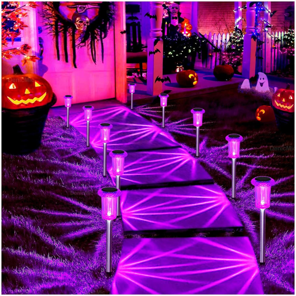 Pack Of 10 Solar Pathway Lights Outdoor Waterproof LED | SLIMG:7259928503457435247