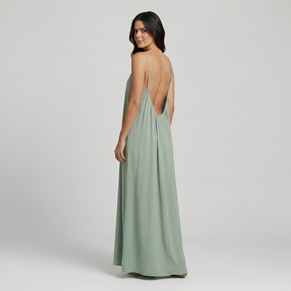 Adjustable Strap Cami Maxi Dress For Women