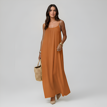 Adjustable Strap Cami Maxi Dress For Women