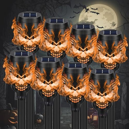Solar Skull Torch Lights