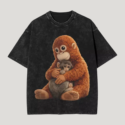 Punch Monkey And Ora Mama T Shirt