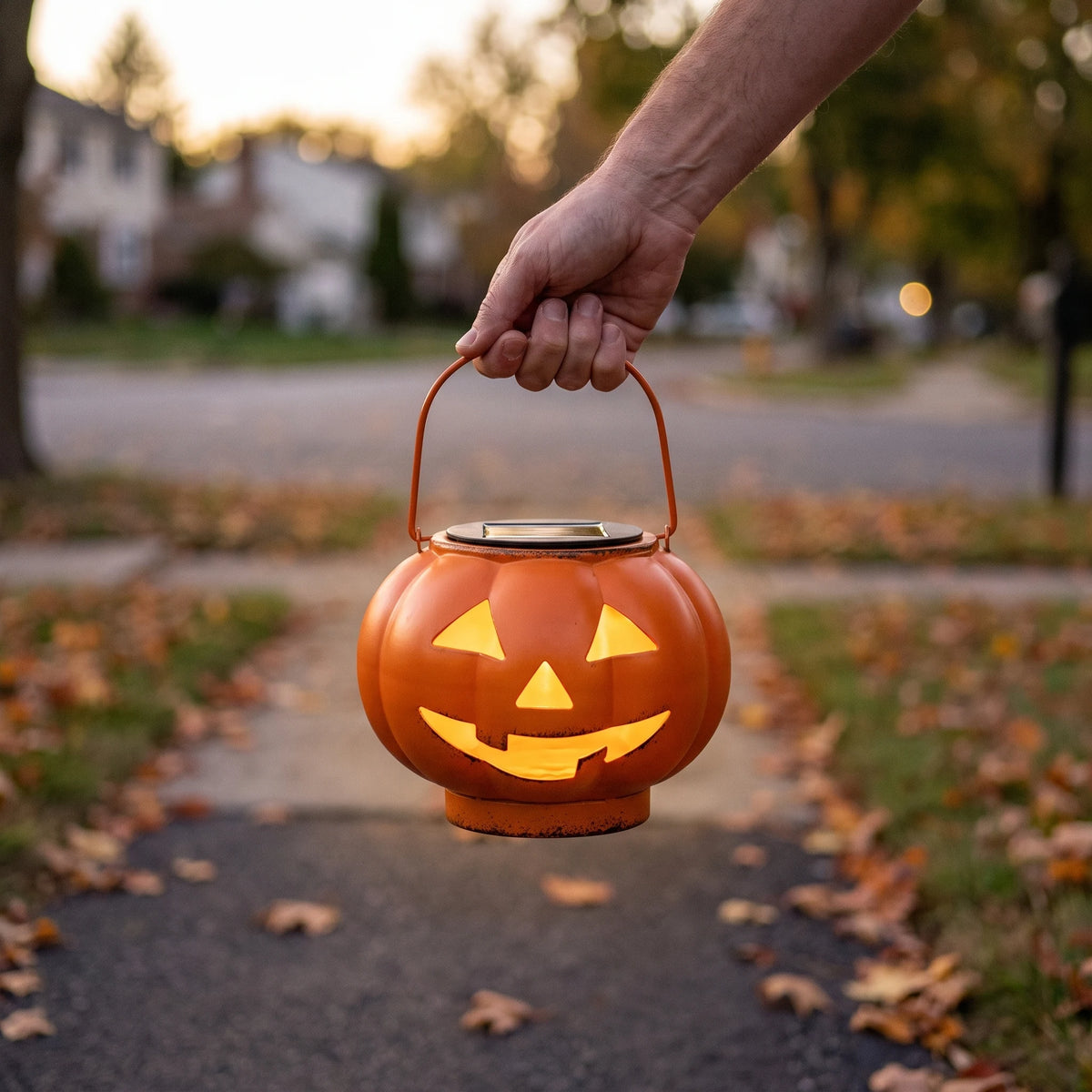 Solar Pumpkin Decor Light