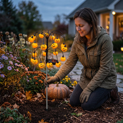 Solar Pumpkin Lume Light