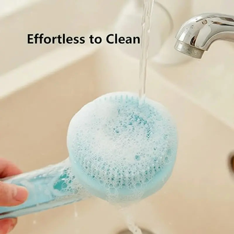 2026 New 2-in-1 Pet Bath & Grooming Deshedding Animal Hair Brush with Built-in Soap Dispenser, 8in×3in×4in, Gentle Massage Tool for Dogs & Cats, Enhances Hair Care, Improves Bathing Experience, Boosts Blood Circulation, Animal Hair Brushes