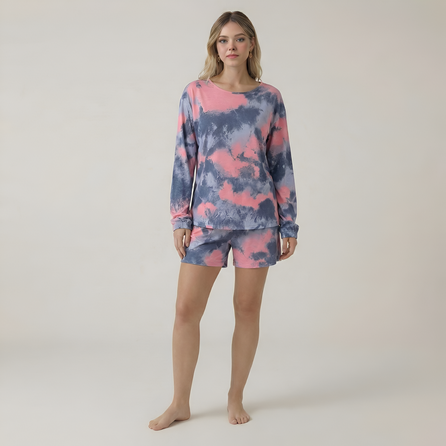 Two Piece Nightwear Pajama Set For Women