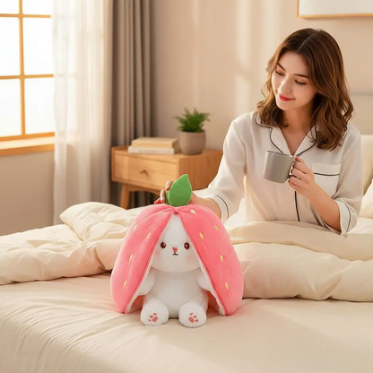 Strawberry bunny plush toy | SLIMG:7409283170388942025