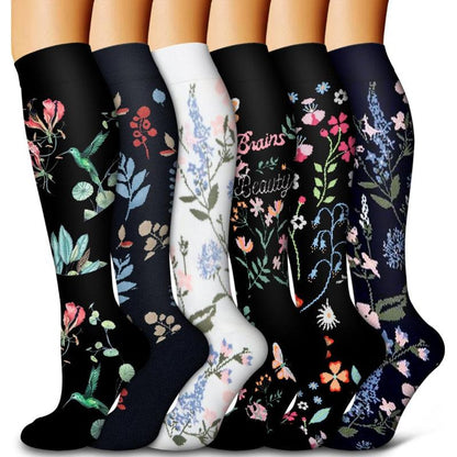 6 Pairs Copper Compression Socks