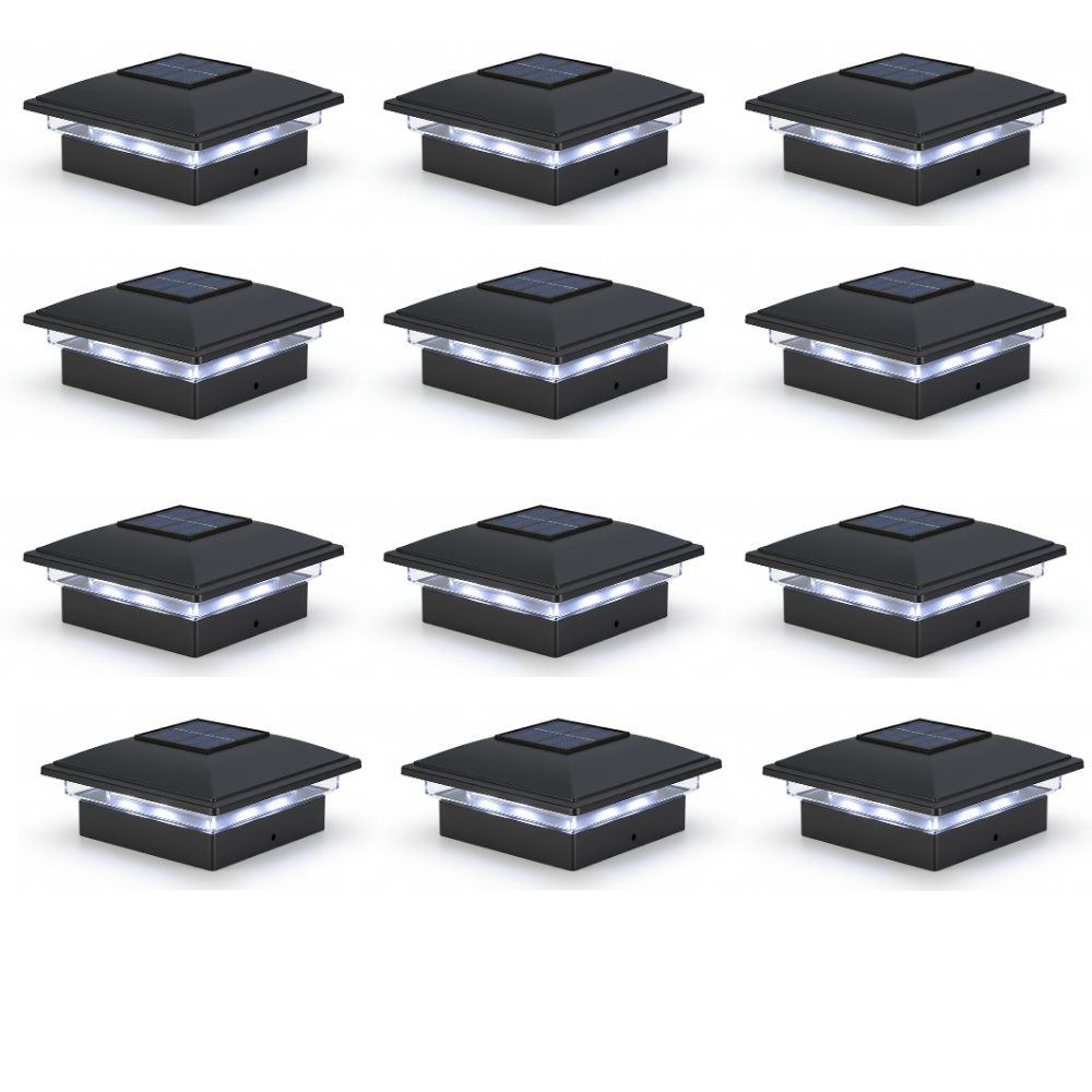 Dual Mode Waterproof Solar Post Cap Lights for Outdoor Fence | SLIMG:7259917761358337869