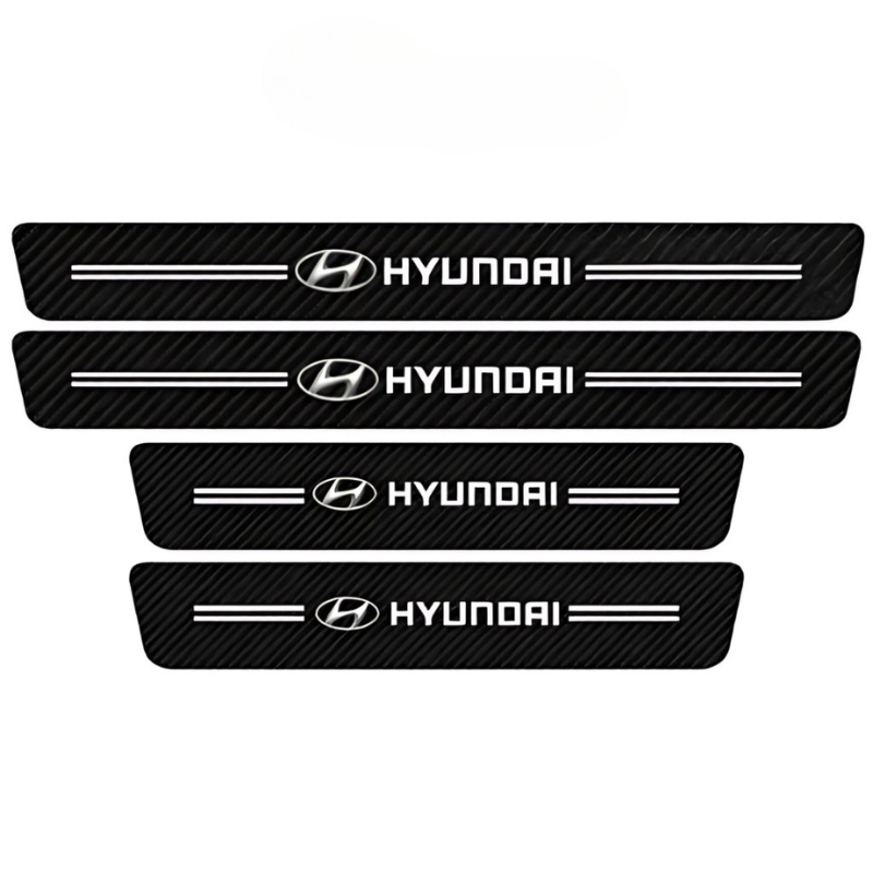 4 Pack Door Sill Protector With Carbon Film Anti Scratch-Car Door Sills | SLIMG:7057174998935414179