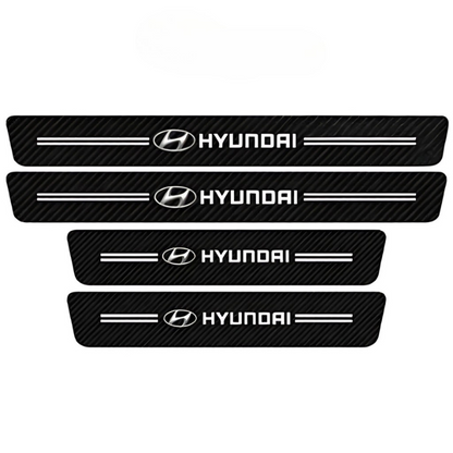 4 Pack Door Sill Protector With Carbon Film Anti Scratch-Car Door Sills | SLIMG:7057174998935414179