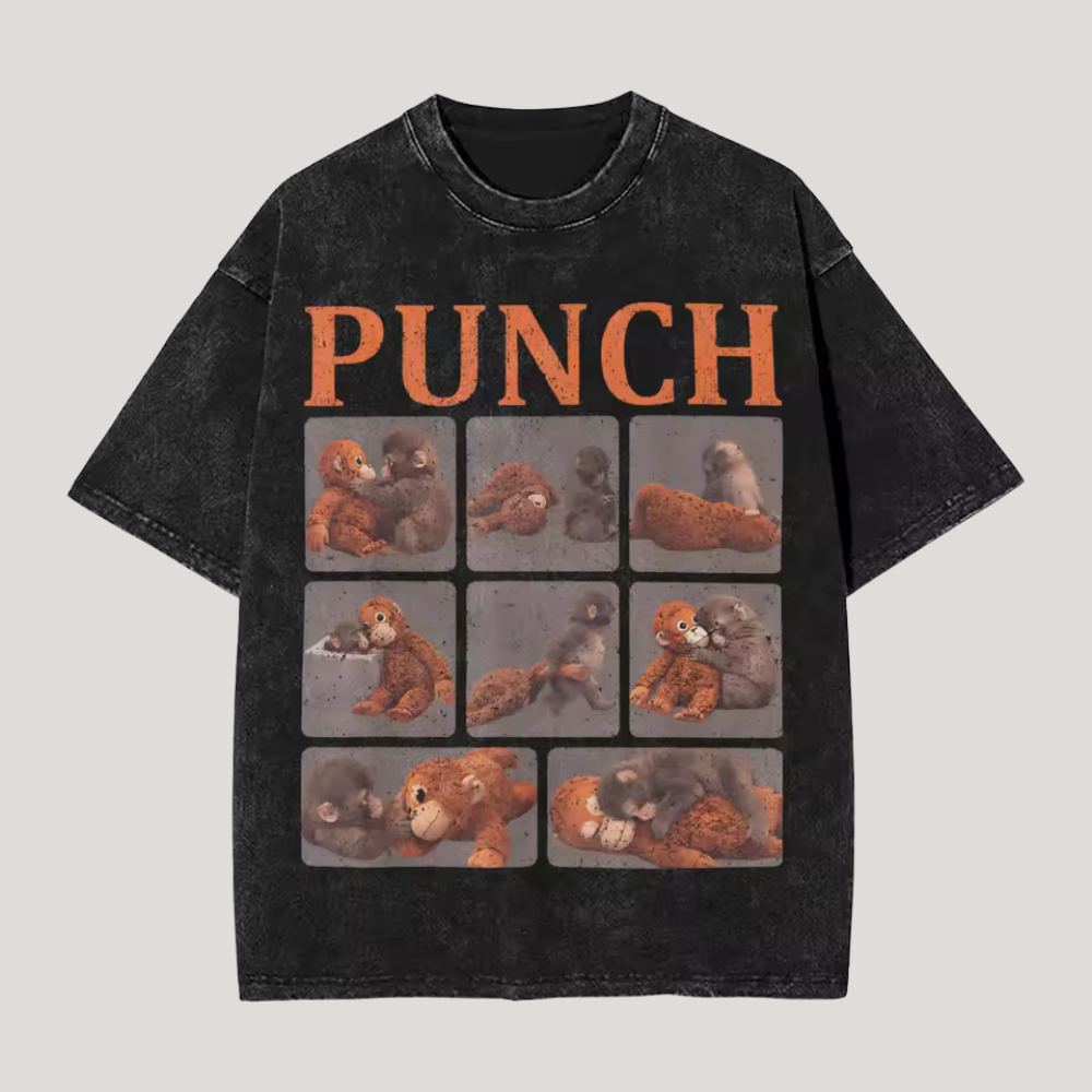 Punch Monkey And Ora Mama T Shirt