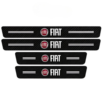 4 Pack Door Sill Protector With Carbon Film Anti Scratch-Car Door Sills | SLIMG:7057174998935414180