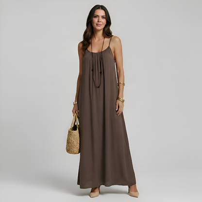 Adjustable Strap Cami Maxi Dress For Women