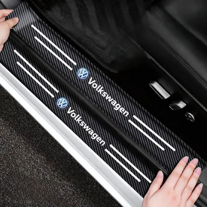 4 Pack Door Sill Protector With Carbon Film Anti Scratch-Car Door Sills | SLIMG:7057174998935414157