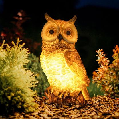 Solar Owl Light