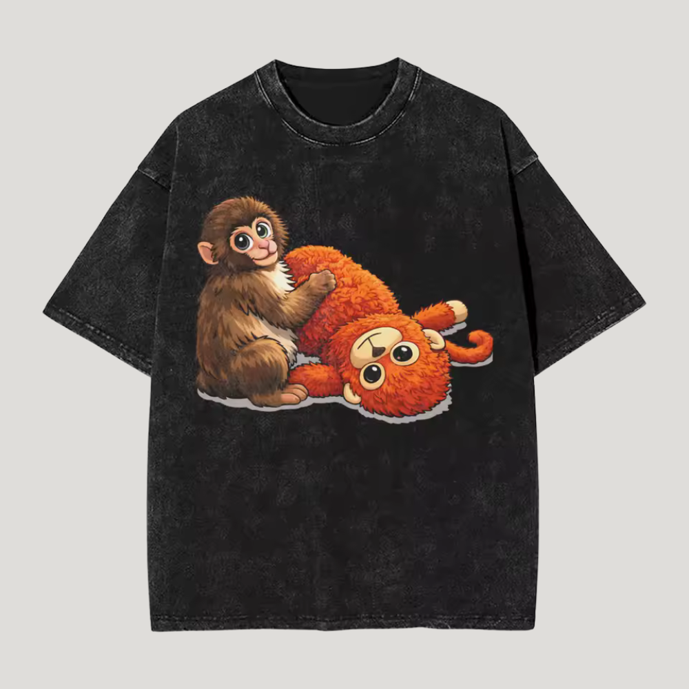 Punch Monkey And Ora Mama T Shirt