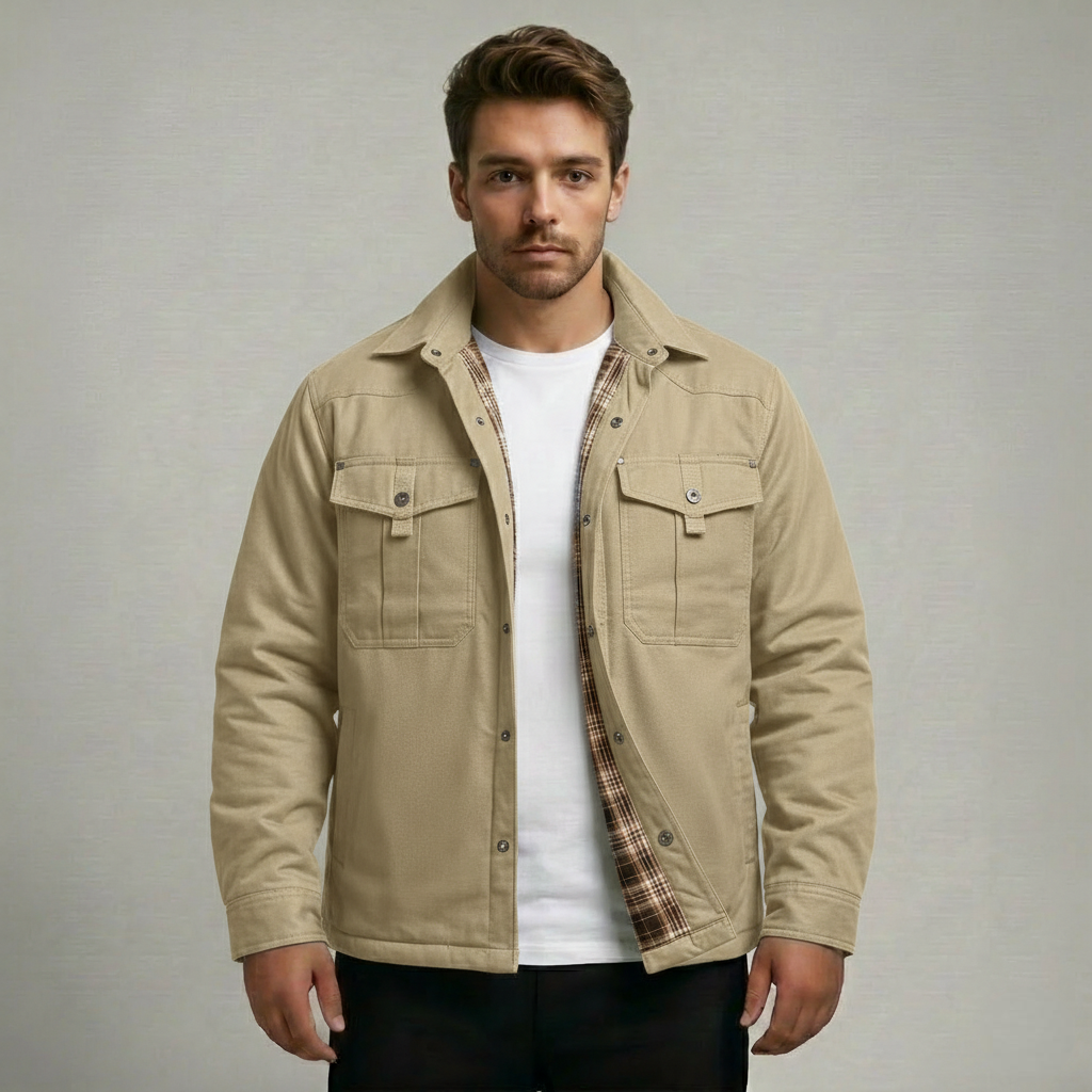 Flannel Plaid Lined Shacket